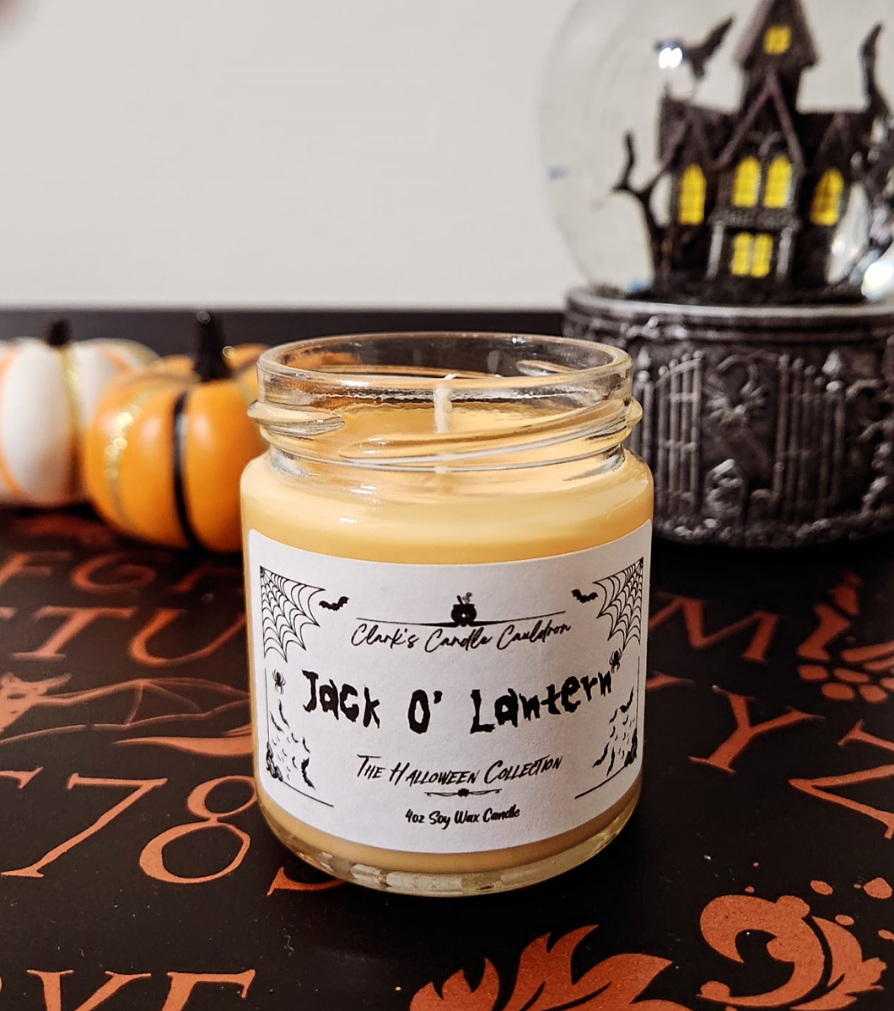 Jack O' Lantern - 4oz 100% Soy Wax Candle