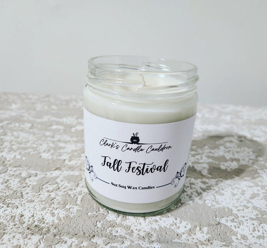 Fall Festival - 9oz 100% Soy Wax Candle