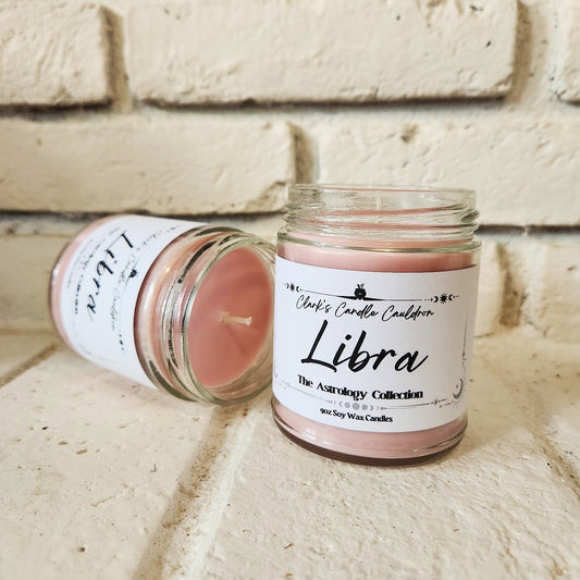 Libra - 9oz 100% Soy Wax Candle