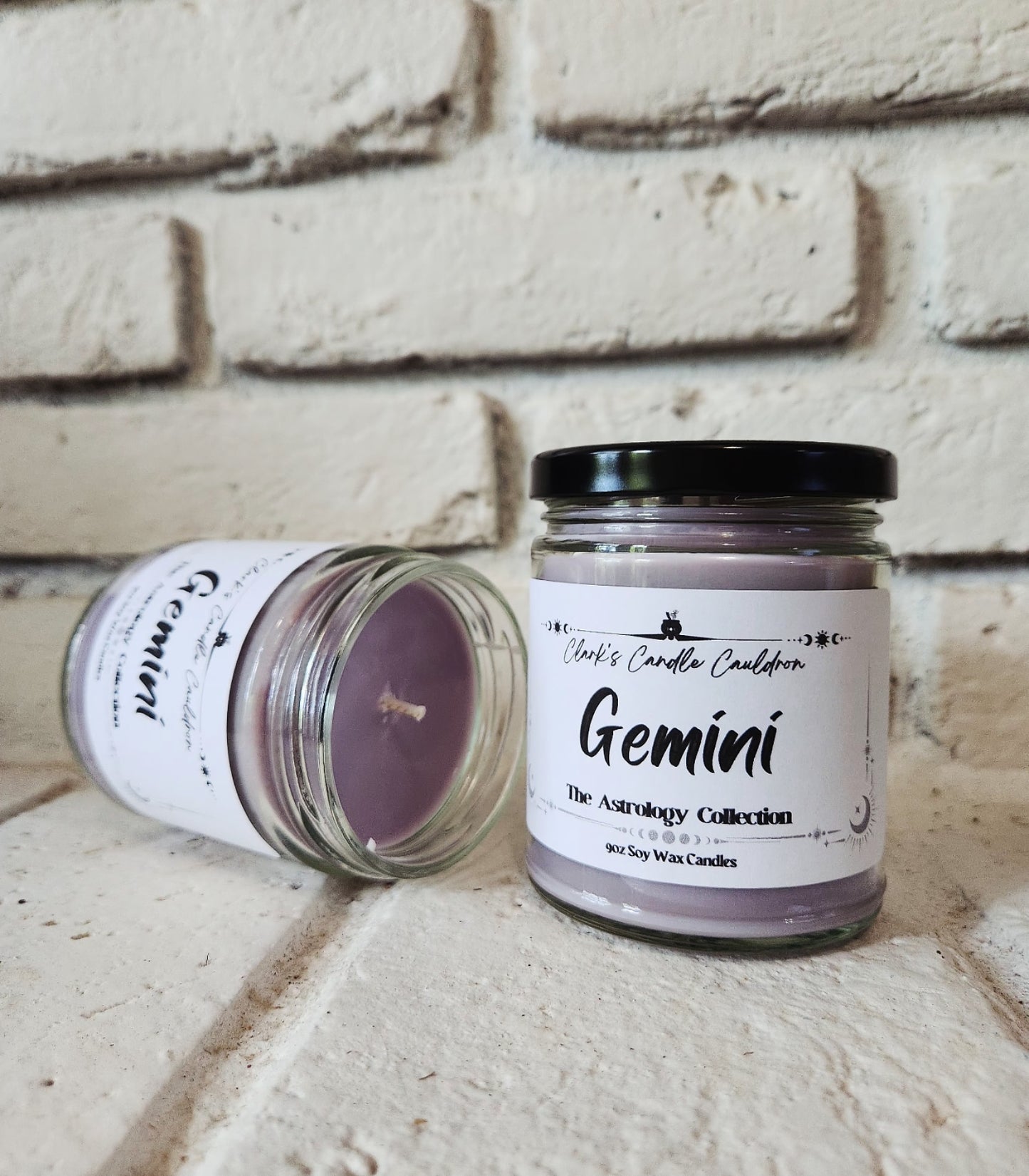 Gemini - 9oz 100% Soy Wax Candle