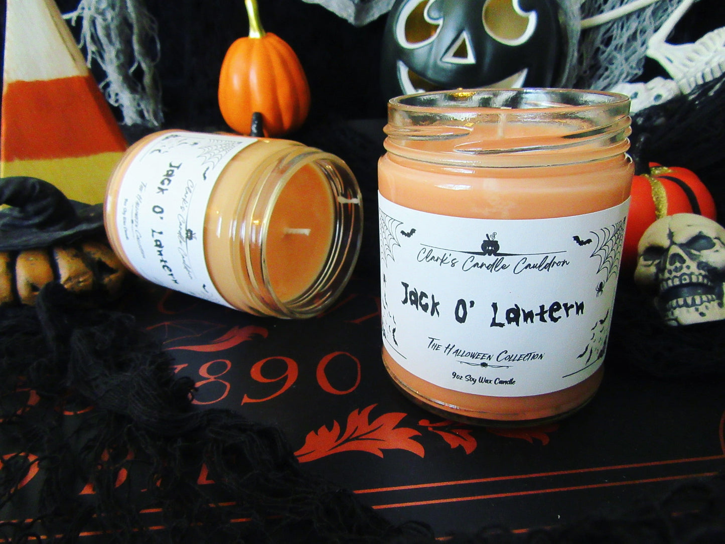 Jack 'O Lantern - 9oz 100% Soy Wax Candle