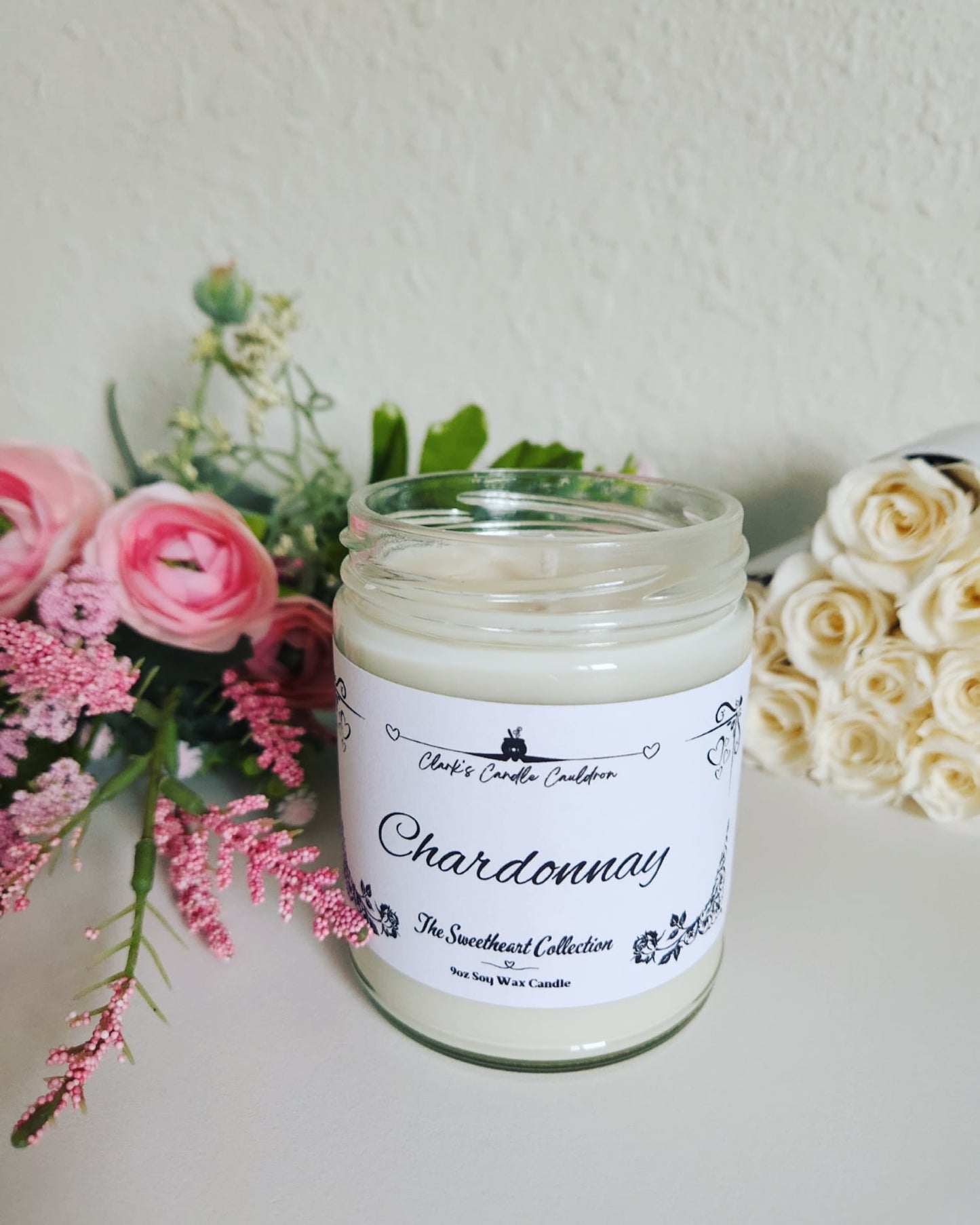 Chardonnay - 9oz 100% Soy Wax Candle