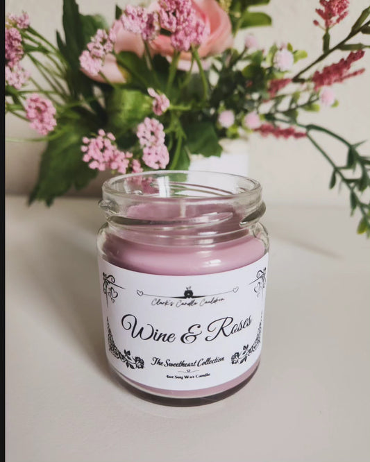 Wine and Roses - 4oz 100% Soy Wax Candle