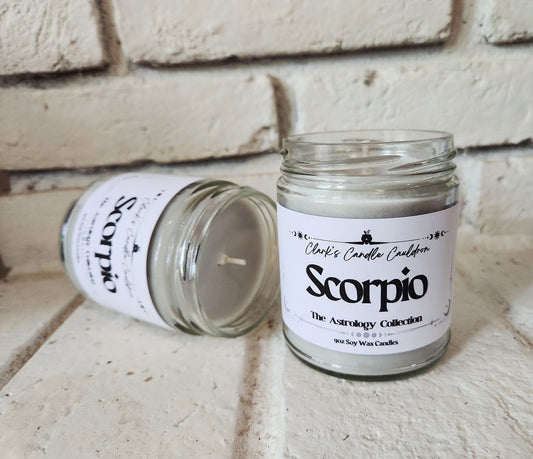 Scorpio - 9oz 100% Soy Wax Candle