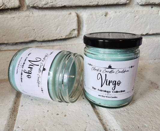 Virgo - 9oz 100% Soy Wax Candle