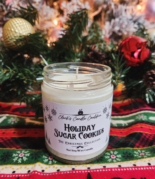 Holida Sugar Cookies - 9oz 100% Soy Wax Candle