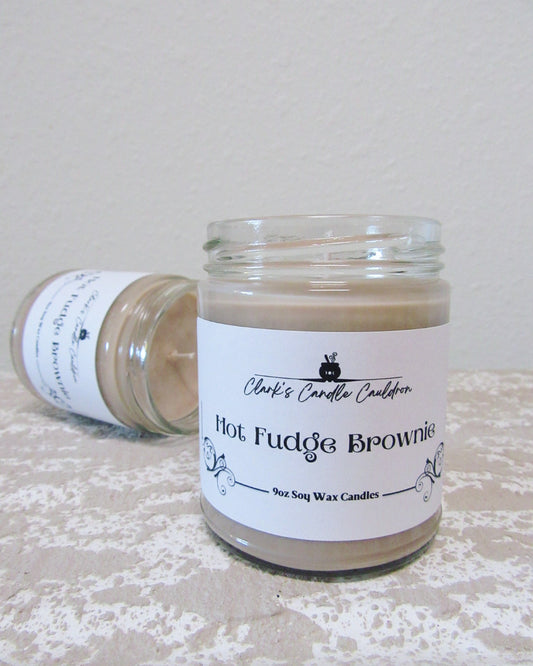 Hot Fudge Brownie - 9oz 100% Soy Wax Candle
