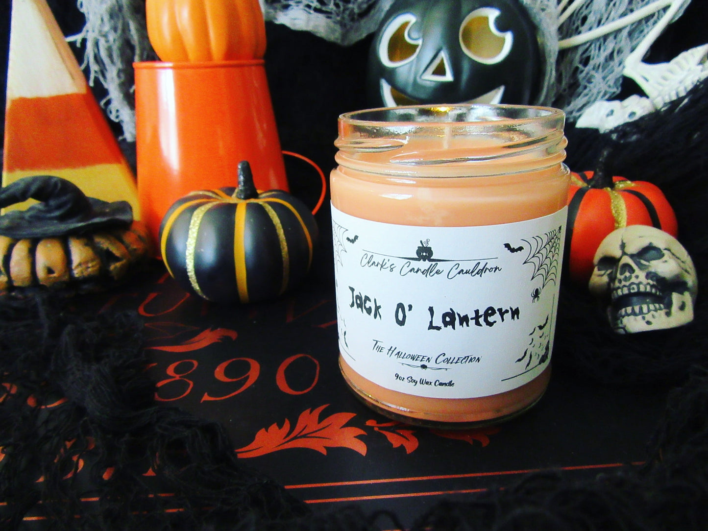 Jack 'O Lantern - 9oz 100% Soy Wax Candle