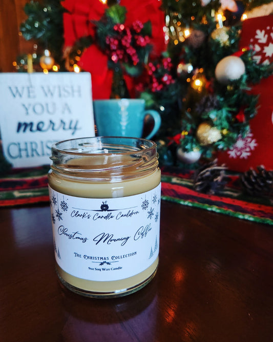 Christmas Morning Coffee - 9oz 100% Soy Wax Candle