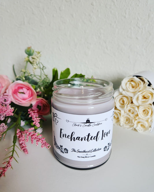Enchanted Love - 9oz 100% Soy Wax Candle